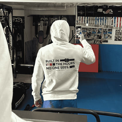 Built In The Hours Hoodie White